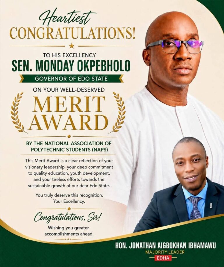 CONGRATULATIONS, YOUR EXCELLENCY!