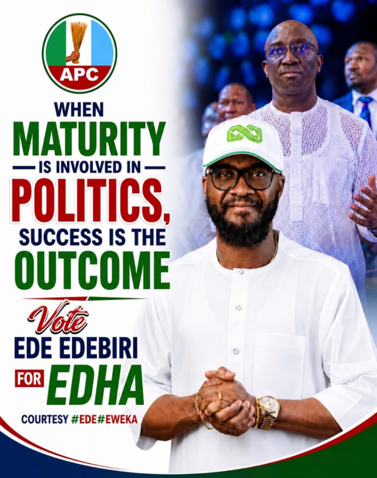 SUCCESS THROUGH SERVICE: OSAMUEDE EDWIN EDEBIRI, THE PEOPLE’S CHOICE FOR EDHA