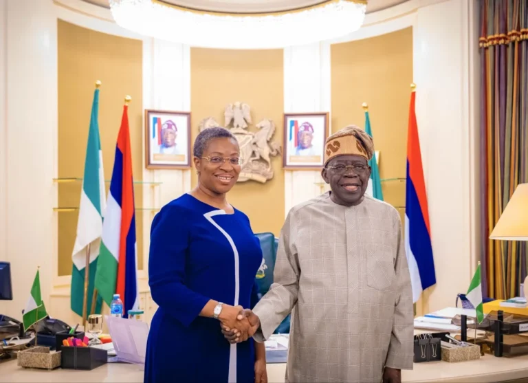 Tinubu receives NBA president-elect, women lawyers in Aso Rock