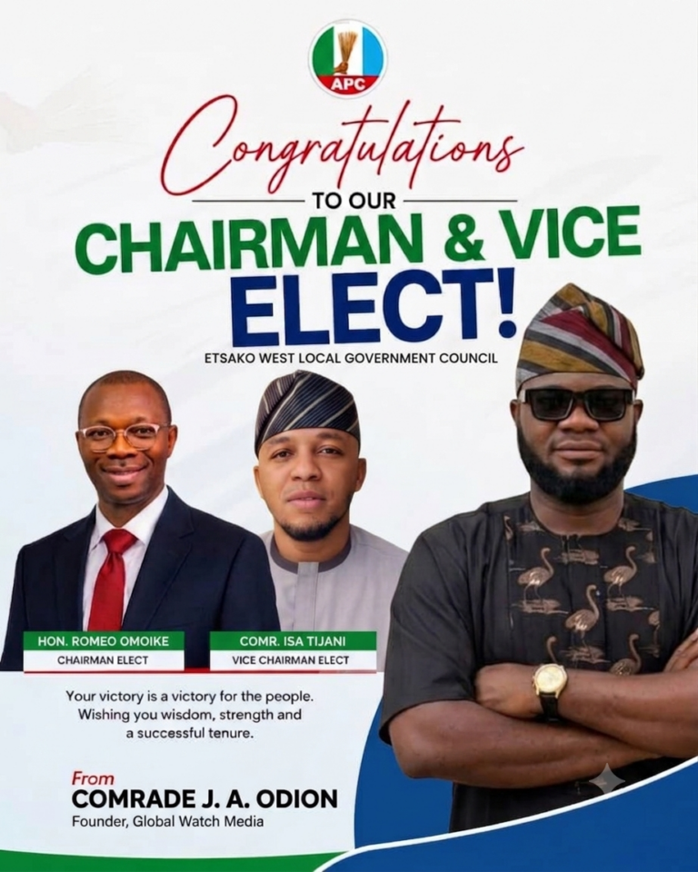 CONGRATULATORY MESSAGE