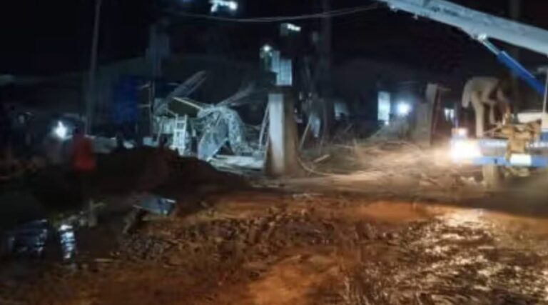 Six rescued as section of rice mill collapses in Kano