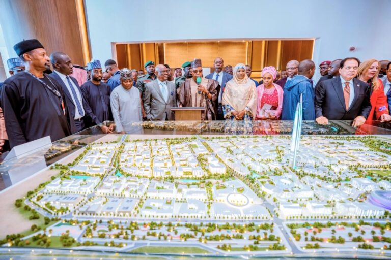 Tinubu inaugurates Abuja City Walk sales office, says Nigeria open to local, foreign investment