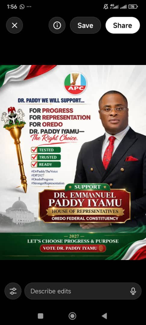ASSURANCE 2027: A NEW DAWN WITH HON. DR. PADDY EMMANUEL IYAMU.