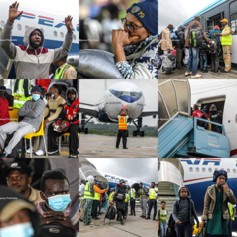 FG’s final South Africa repatriation flight arrives Lagos