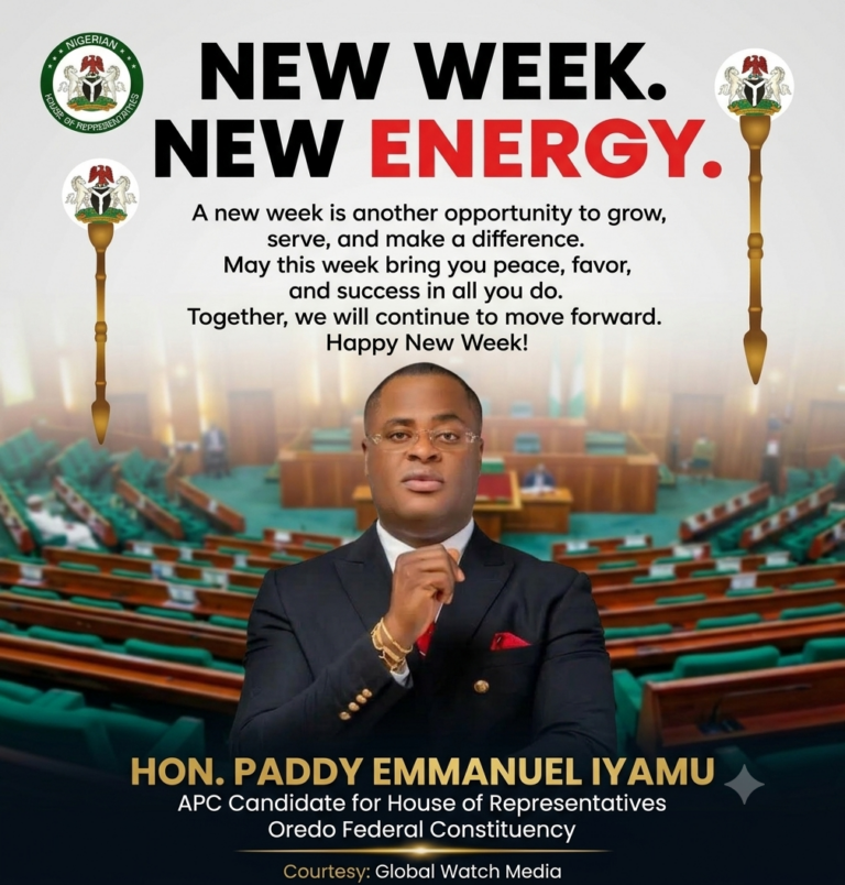 What Success Cannot Buy: New Week Message From HON. DR. PADDY EMMANUEL IYAMU.