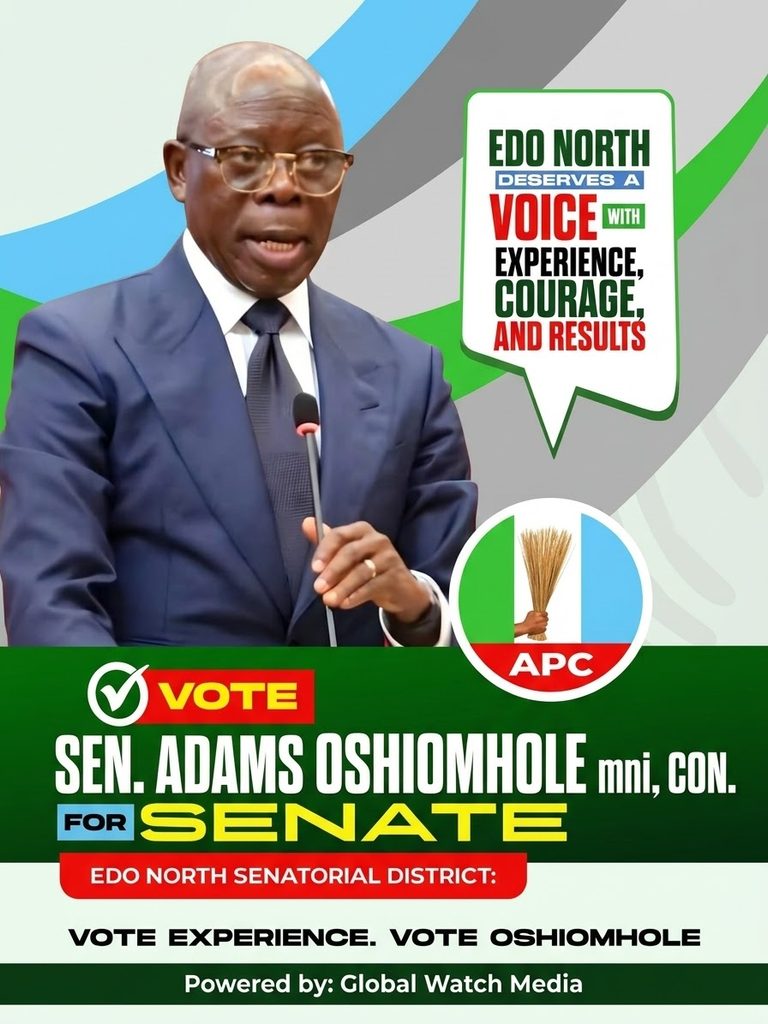 SEN. ADAMS OSHIOMHOLE: A SYMBOL OF QUALITY REPRESENTATION